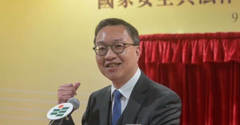 港律政司长:追求「开放型安全」而非「绝对安全」