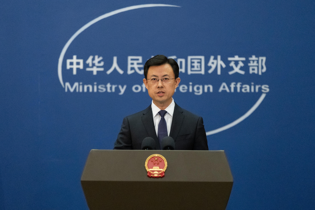 大陆外交部发言人郭嘉昆。(欧新社) 大陆外交部发言人郭嘉昆。(欧新社)