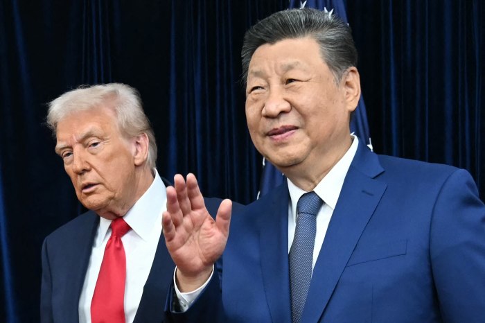 美国总统特朗普计划于5月与中国领导人习近平会面。