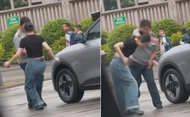 女司机上一秒嚣张踹保安 下一秒就懵了…网炸锅