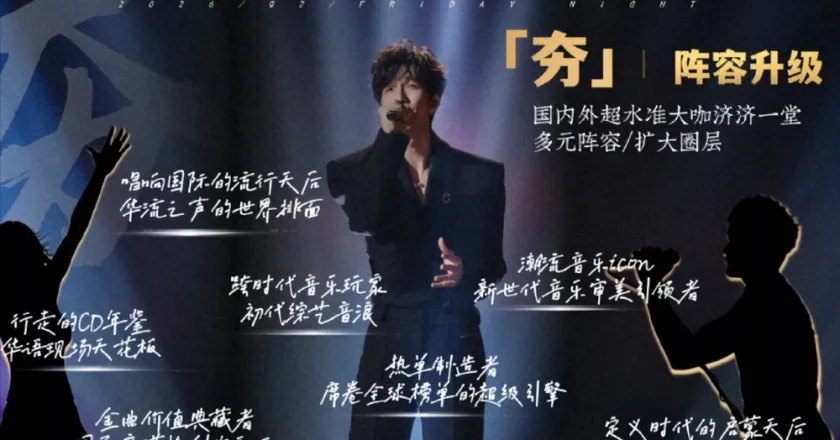 《歌手2026》定档,阵容很新鲜,全开麦直播