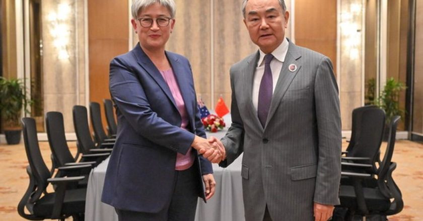 王毅与澳洲外长战略对话：深入阐述台湾问题立场