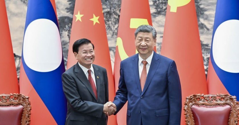 继与越南后⋯习近平与寮国主席会谈 称要建立「3+3」战略对话机制