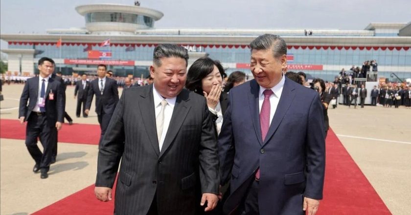 习近平访朝结束后…北韩媒体揭露「致电感谢」内容