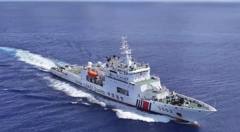 陆海警船进入台湾东方日本专属经济区 首度主张管辖权