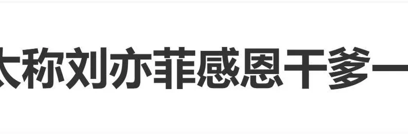 向太称刘亦菲并未缺失父爱关怀,对干爹也常怀感恩之心