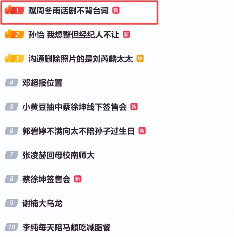 周冬雨翻车,不意外