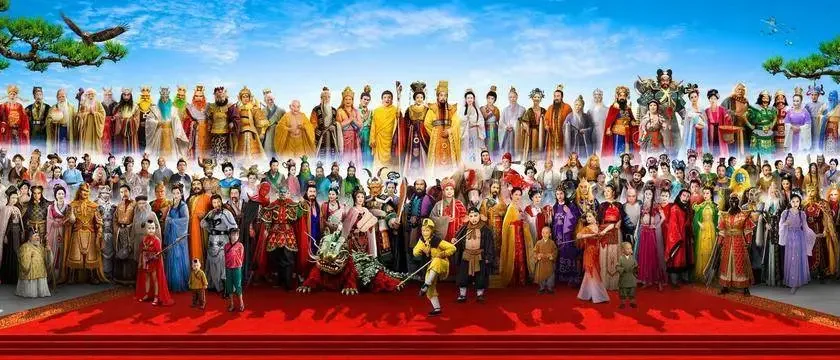 一张合影集齐86版《西游记》所有角色 全网看哭