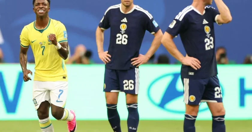 内马尔时隔981天再亮相！世界杯：巴西3-0苏格兰