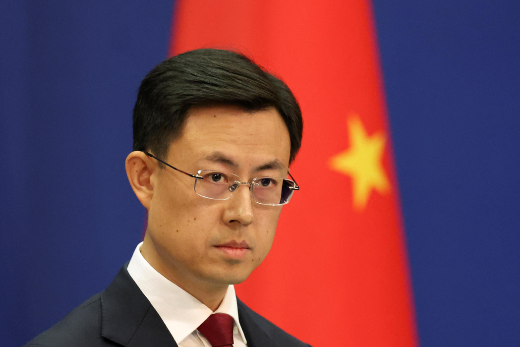 大陆外交部发言人郭嘉昆26日证实华春莹会晤日本经济界人士。图为郭嘉昆先前主持记者... 大陆外交部发言人郭嘉昆26日证实华春莹会晤日本经济界人士。图为郭嘉昆先前主持记者...