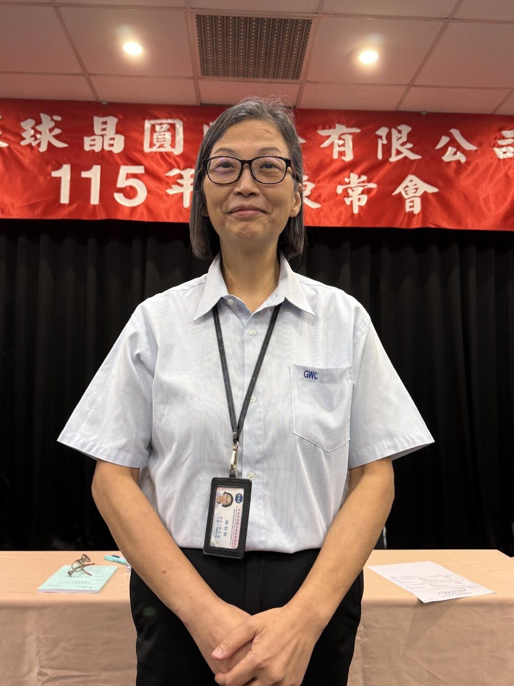 环球晶董事长徐秀兰。记者钟惠玲/摄影 环球晶董事长徐秀兰。记者钟惠玲/摄影