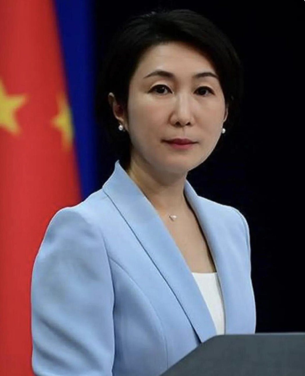 大陆外交部发言人毛宁。图/取自大陆外交部网站 大陆外交部发言人毛宁。图/取自大陆外交部网站