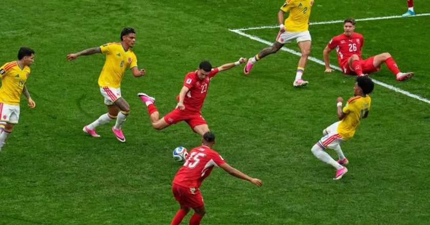 世界杯：瑞士点球战4-3哥伦比亚！追平队史最佳