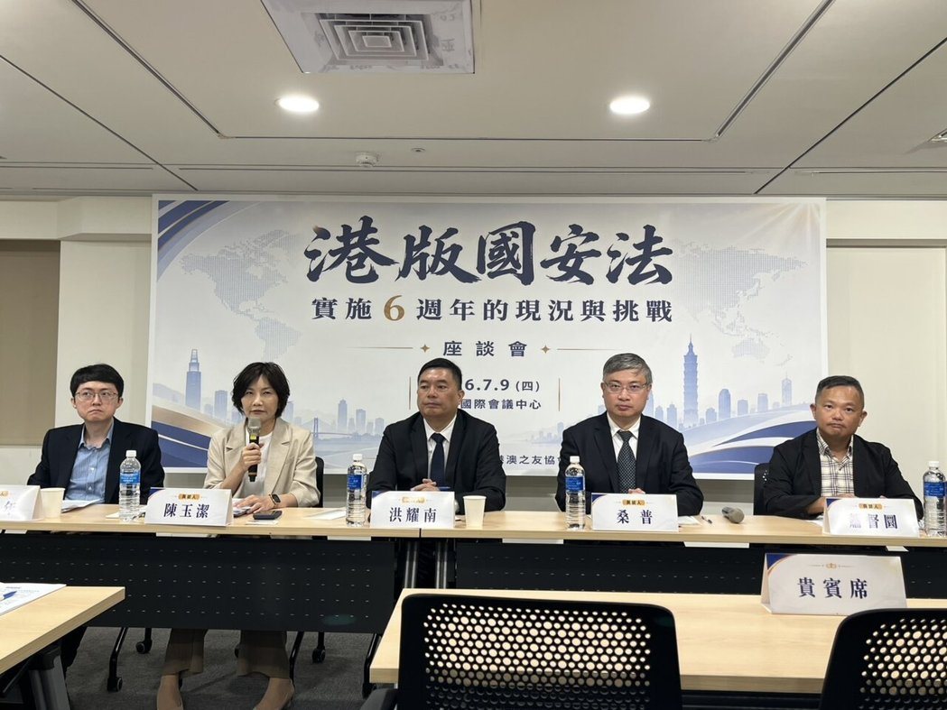 中华港澳之友协会策略长、文化大学政治学系兼任助理教授萧督圜。记者张钰琪/摄影 中华港澳之友协会策略长、文化大学政治学系兼任助理教授萧督圜。记者张钰琪/摄影