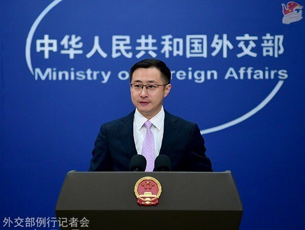 大陆外交部发言人林剑。图/取自大陆外交部官网 大陆外交部发言人林剑。图/取自大陆外交部官网