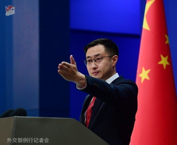 大陆外交部发言人林剑。图/取自大陆外交部网站 大陆外交部发言人林剑。图/取自大陆外交部网站