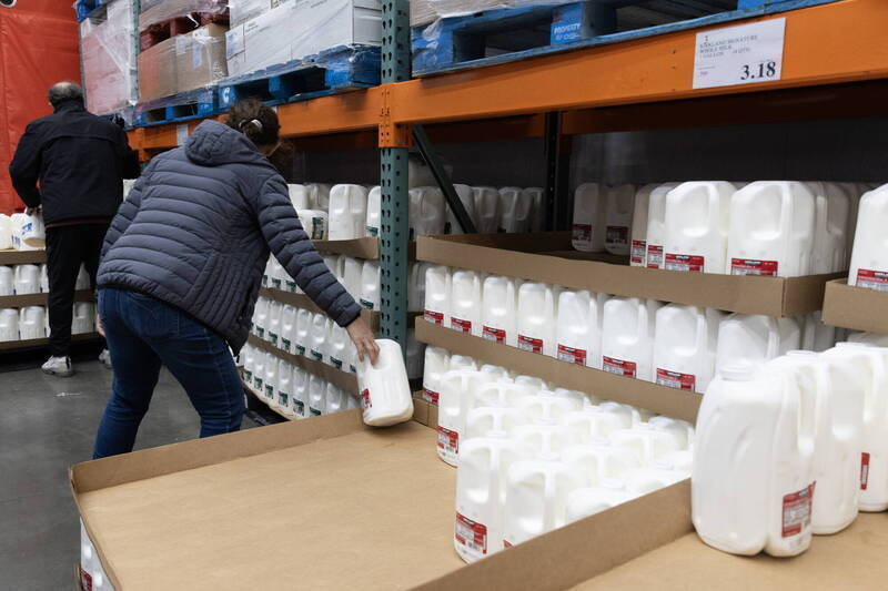 Costco乳制品竟是“退货王”? 外媒揭4大致命主因。 (欧新社)