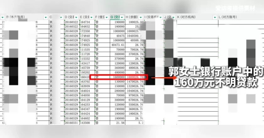 女子称账户出现千万不明流水，又查出被冒签贷款
