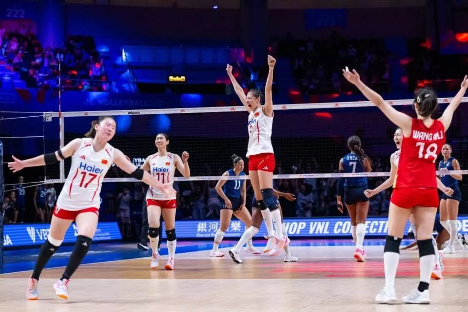 五杀美国!你永远可以相信中国女排